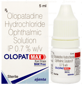 Olopat Max Bak Free Eye Drops 5Ml