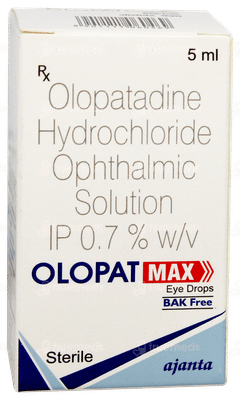 Olopat Max Bak Free Eye Drops 5Ml