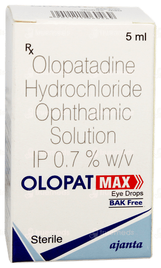 Olopat Max Bak Free Eye Drops 5Ml