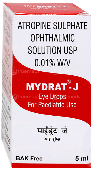 Mydrat J Bak Free Eye Drops 5Ml