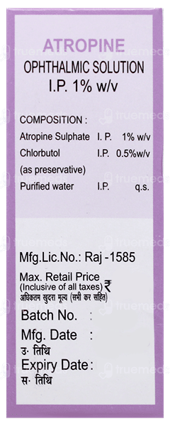 Atropine Bak Free Ophthalmic Solution 10Ml