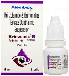 Brinzemic B Bak Free Eye Drops 5Ml