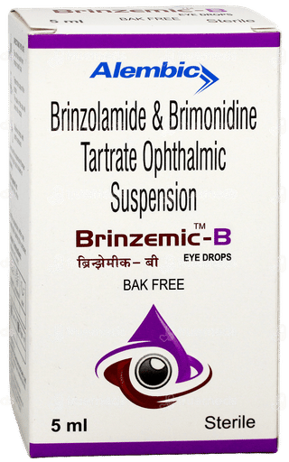 Brinzemic B Bak Free Eye Drops 5Ml