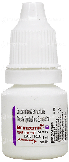 Brinzemic B Bak Free Eye Drops 5Ml