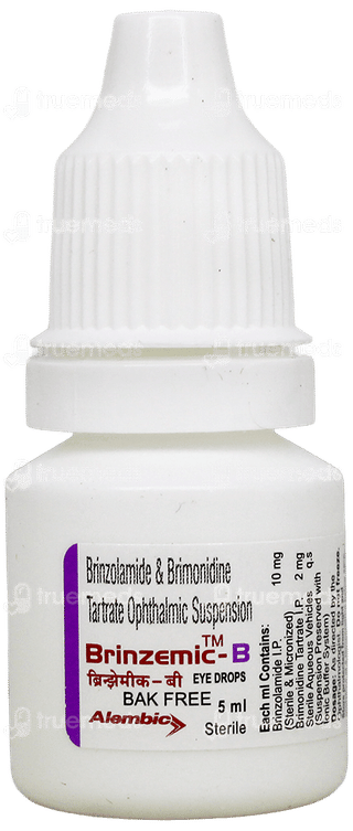 Brinzemic B Bak Free Eye Drops 5Ml