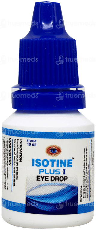 Isotine Plus I Eye Drops 10Ml