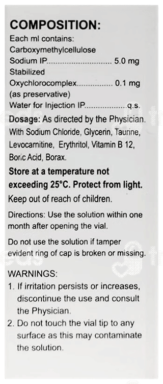 Irivisc Liquigel Bkc Free Eye Drops 10Ml