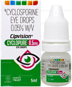 Cipvision Cyclopure 0.5Mg Eye Drops 5Ml Cipvision Cyclopure 0.5Mg Eye Drops 5Ml