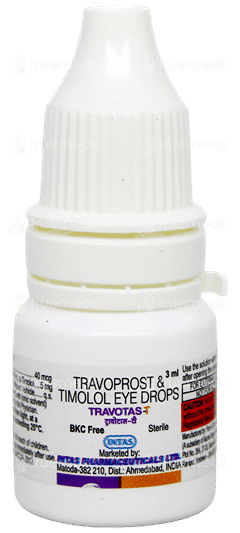 Travotas T Bkc Free Eye Drops 3Ml