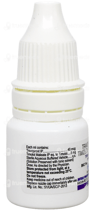 Travotas T Bkc Free Eye Drops 3Ml