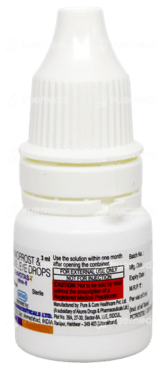 Travotas T Bkc Free Eye Drops 3Ml