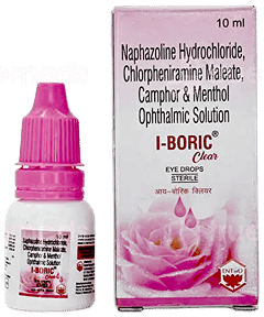 I Boric Clear Eye Drops 10Ml I Boric Clear Eye Drops 10Ml