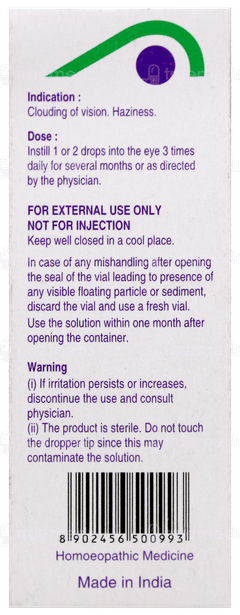 Sbl Cineraria Maritima 10% Eye Drops 5Ml