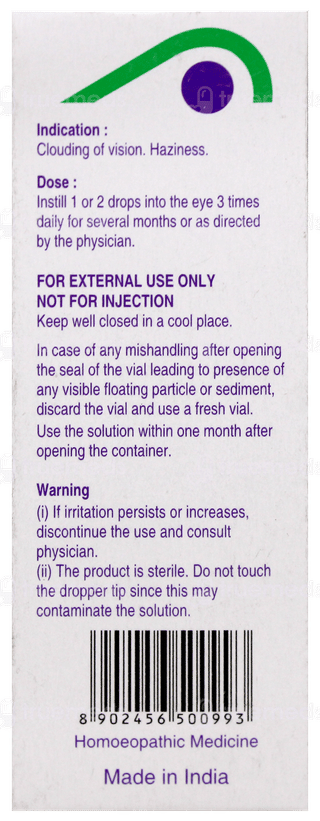 Sbl Cineraria Maritima 10% Eye Drops 5Ml