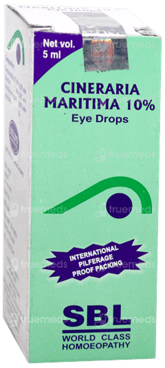 Sbl Cineraria Maritima 10% Eye Drops 5Ml
