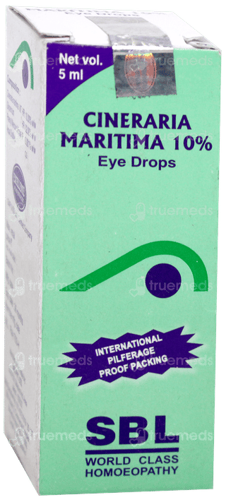 Sbl Cineraria Maritima 10% Eye Drops 5Ml