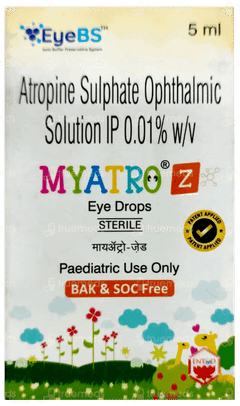 Myatro Z Bak & Soc Free Eye Drops 5Ml