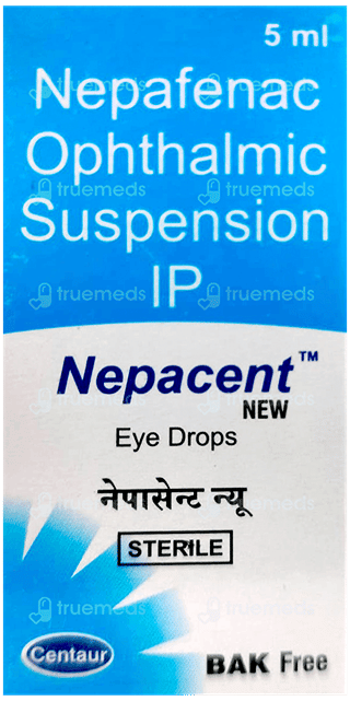 Nepacent New Bak Free Eye Drops 5Ml