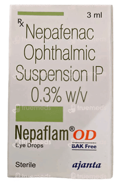 Nepaflam Od Bak Free Eye Drops 3Ml