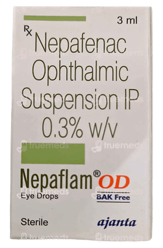 Nepaflam Od Bak Free Eye Drops 3Ml