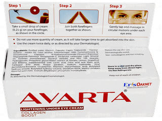 Avarta Lightening Under Eye Cream 10gm