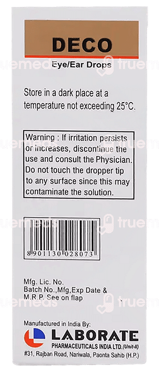 Deco 0.01/0.1 % Eye/ear Drops 10 ML
