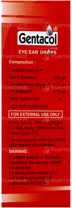 Gentacol Eye/Ear Drops 10Ml Gentacol Eye/Ear Drops 10Ml