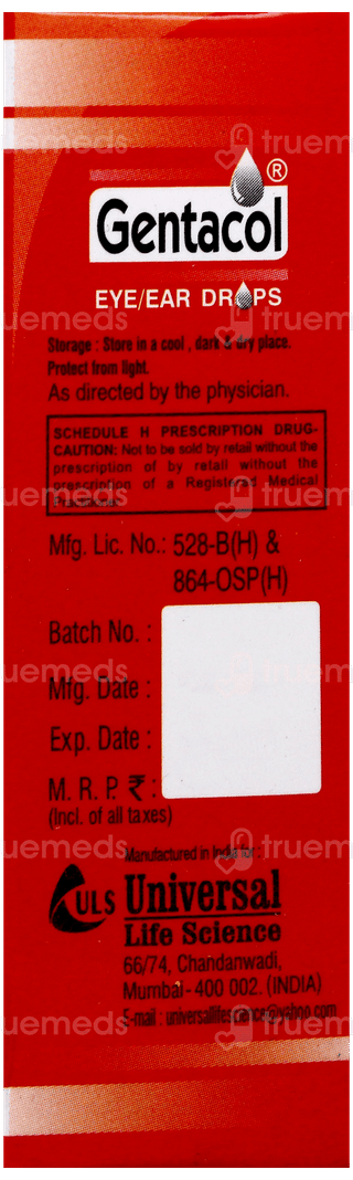 Gentacol Eye/Ear Drops 10Ml