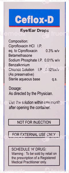 Ceflox D Eye/ear Drops 10ml Ceflox D Eye/ear Drops 10ml