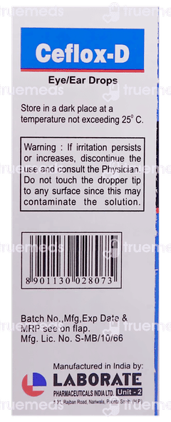 Ceflox D Eye/ear Drops 10ml Ceflox D Eye/ear Drops 10ml