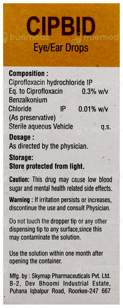 Cipbid Eye/ear Drops 10ml