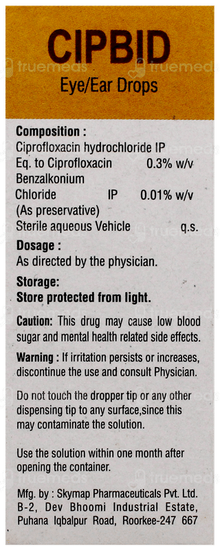 Cipbid Eye/ear Drops 10ml