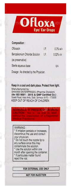 Ofloxa Eye/Ear Drops 10Ml