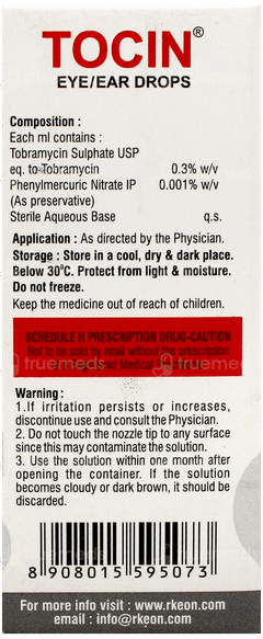 Tocin Eye/Ear Drops 5Ml