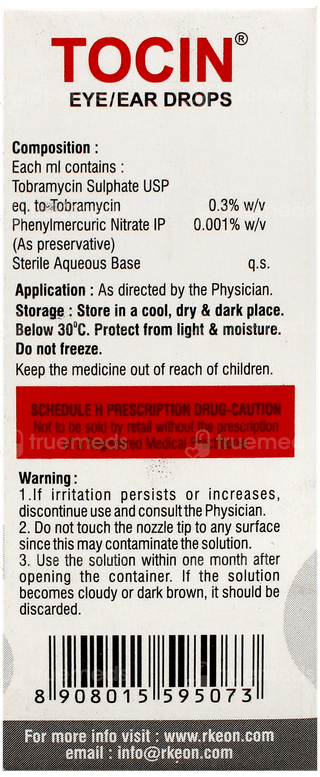 Tocin Eye/Ear Drops 5Ml