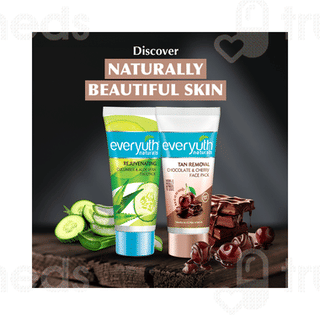 Everyuth Naturals Pure And Light Tan Removal Chocolate Cherry Pack 50 GM