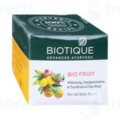 Bio Fruit Whitening And Tan Removal Face Pack 75 Gm