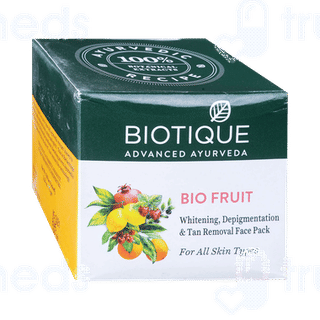 Bio Fruit Whitening And Tan Removal Face Pack 75 Gm