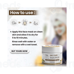 Tnw De Tan Face Pack 50 Gm