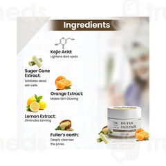 Tnw De Tan Face Pack 50 Gm