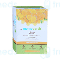 Mamaearth Ubtan Bamboo Sheet Mask 25Gm