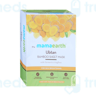 Mamaearth Ubtan Bamboo Sheet Mask 25Gm
