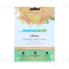 Mamaearth Ubtan Bamboo Sheet Mask 25Gm