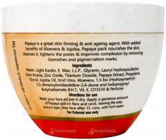 Baksons Sunny Herbals Papaya Pack With Aloevera And Papaya Jojoba Oil 150Gm