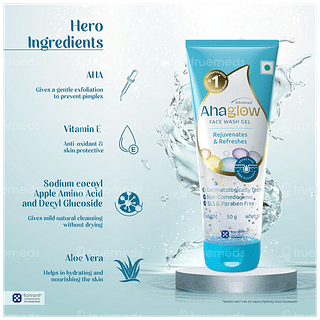 Ahaglow Advanced Face Wash Gel 50gm