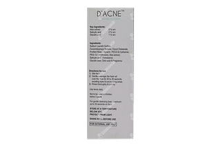 D Acne Foaming Face Wash 60 ML