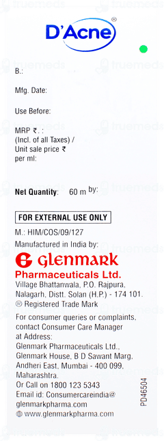 D Acne Foaming Face Wash 60ml D Acne Foaming Face Wash 60ml