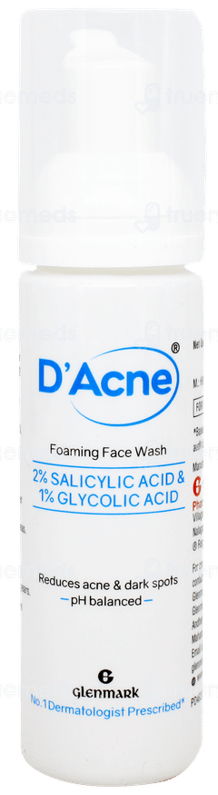 D Acne Foaming Face Wash 60ml D Acne Foaming Face Wash 60ml