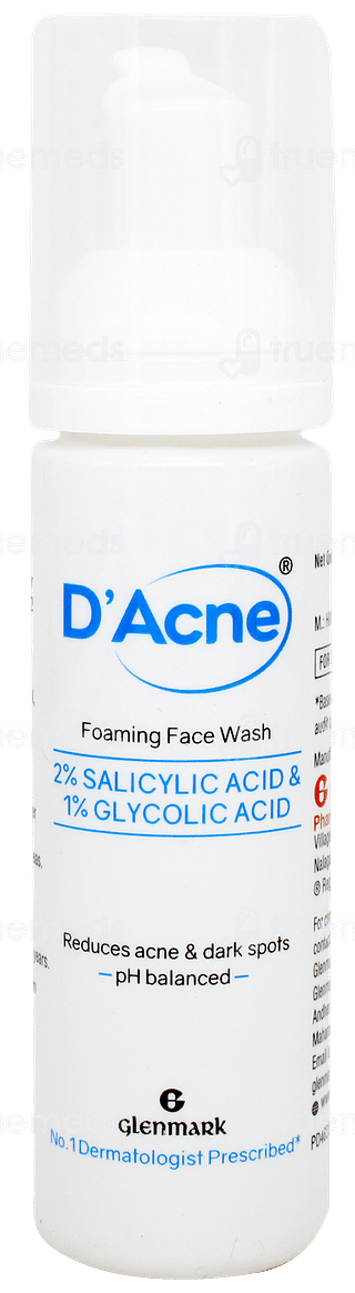 D Acne Foaming Face Wash 60ml