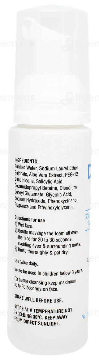 D Acne Foaming Face Wash 60ml